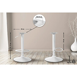 Structure de tabouret de bar - Blanc mat