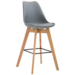 Tabouret de bar Metz - Gris