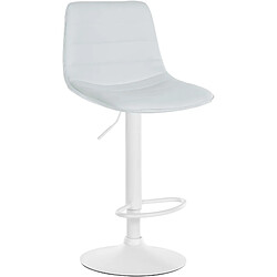 Tabouret de bar Lex - Blanc