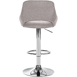Avis Lot de 2 tabourets de bar relevables - Gris