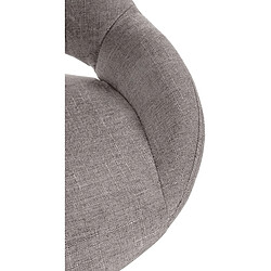 Acheter Lot de 2 tabourets de bar tissu - Gris