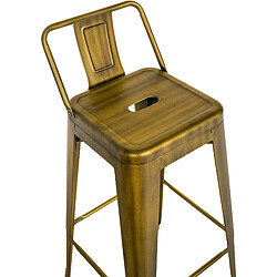Acheter Tabouret de bar Mason - Or