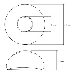 Avis Maclean MCE263 CW MCE417 - 34 cm - Blanc