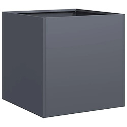 vidaXL Jardinière Anthracite 40x40x40 cm