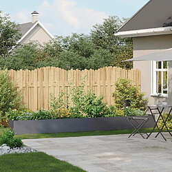 Avis vidaXL Jardinière anthracite - Acier 360x40x40 cm