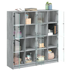 Acheter vidaXL Bibliothèque sonoma gris