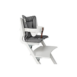 Leander Classic Coussins de chaise haute en coton BIO Gris