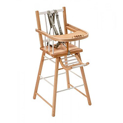 Combelle Chaise haute bébé André - Blanc