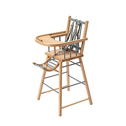 Combelle Chaise haute bébé André - Bleu gris