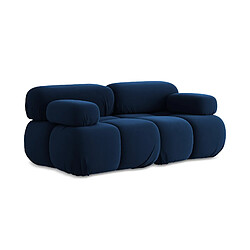 Makamii Lokua canapé droit 2 places - Bleu royal