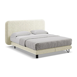 Makamii Pouf Kalai velours – Noir