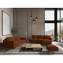 Lit Makamii Ilima 180x200 cm - Velours Taupe