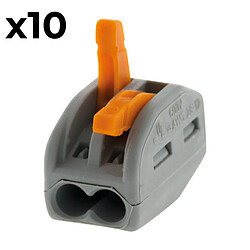 Wago Bornes à levier série 222 - Lot de 10