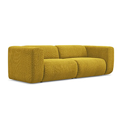 Makamii Canapé droit modulable 3 places - Jaune