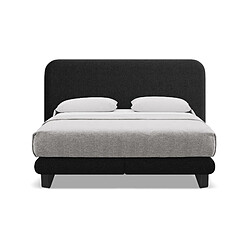 Lit ILIMA Makamii - 160 x 200 cm - Noir