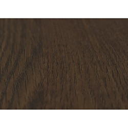 Mendler Meuble TV métal scandinave - Brun