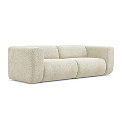 Makamii Canapé droit 3 places modulable - Beige