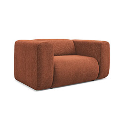 Makamii fauteuil velours - Terracotta