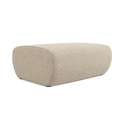 Makamii Pouf scandinave carré - Beige