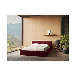 Lit Ilima Makamii - Velours Noir 180x200 cm