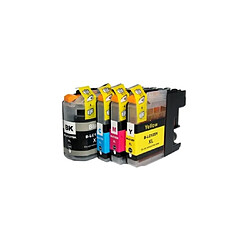 Uprint Cartouches d'encre compatibles - Pack 4 couleurs