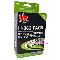 Uprint Cartouches d'encre compatibles HP - Pack 6 couleurs