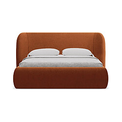 C000039699_MAKAMII Lit Hauke - 140x200 cm - Terre cuite