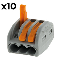 Wago borne à levier 3 entrées