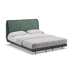 Lit NALU Makamii - 140 x 200 cm - Beige clair