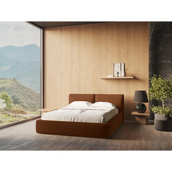 Lit HOKU Makamii - 140 x 200 cm - Terre cuite