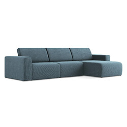 Makamii canapé droit 3 places - Bleu jean