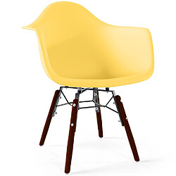 ICONIK INTERIOR Chaises Enfant Nordika - Jaune