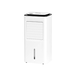Purline Climatiseur évaporatif numérique 15L Climatiseur évaporatif - Réservoir 15L - Ioniseur - Ventilation - Humidification - Télécommande - Blanc/noir