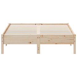 Acheter vidaXL Cadre de lit sans matelas 120x190 cm bois de pin massif