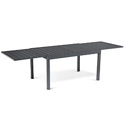 Avis Idmarket MARKET Salon POLY extensible gris foncé