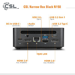 Acheter CSL-Computer CSL Computer Narrow Box Black