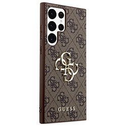 Avis Guess Maroquinerie Guess Coque pour Samsung Galaxy S23 Ultra - Marron