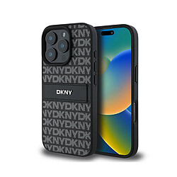 DKNY - iPhone 16 Pro Coque Tonal Stripe Noir