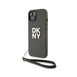 DKNY Coque Apple iPhone 13 avec Logo - Marron