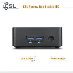 Avis CSL-Computer CSL Computer Narrow Box Black