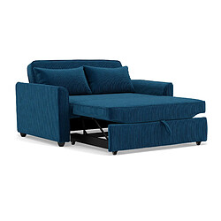 Bestmobilier Canapé droit Ernest convertible velours côtelé