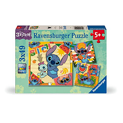 Ravensburger Puzzle 3X49P Aloha ! Disney Stitch