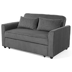 Bestmobilier Ernest - Canapé Convertible Gris