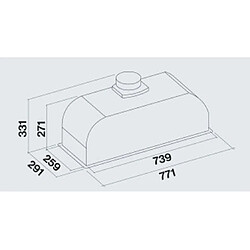 Falmec Gruppo Incasso Plus - Inox