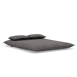 Bestmobilier Candice banquette clic-clac - Gris foncé