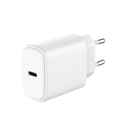 JAYM Chargeur Secteur Rapide USB-C 20W Blanc