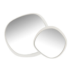 Acheter Mes Miroir design 60,5x4,5x58 cm en métal blanc - METTI