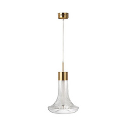 Mes Suspension vintage 34x34x160 cm en verre et métal doré