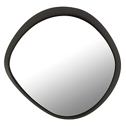 Mes Miroir design 60,5x4,5x58 cm en métal noir - METTI