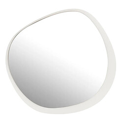 Mes Miroir design 86,5x5,5x82 cm en métal blanc - METTI